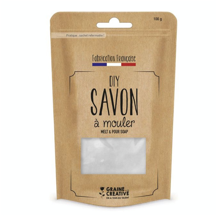 Savon à mouler translucide 100 g - Graine Créative - Rougier et Plé
