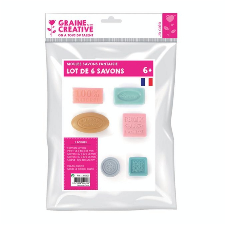 Moule à savon Mini savons fantaisie - Graine Créative - Rougier et Plé
