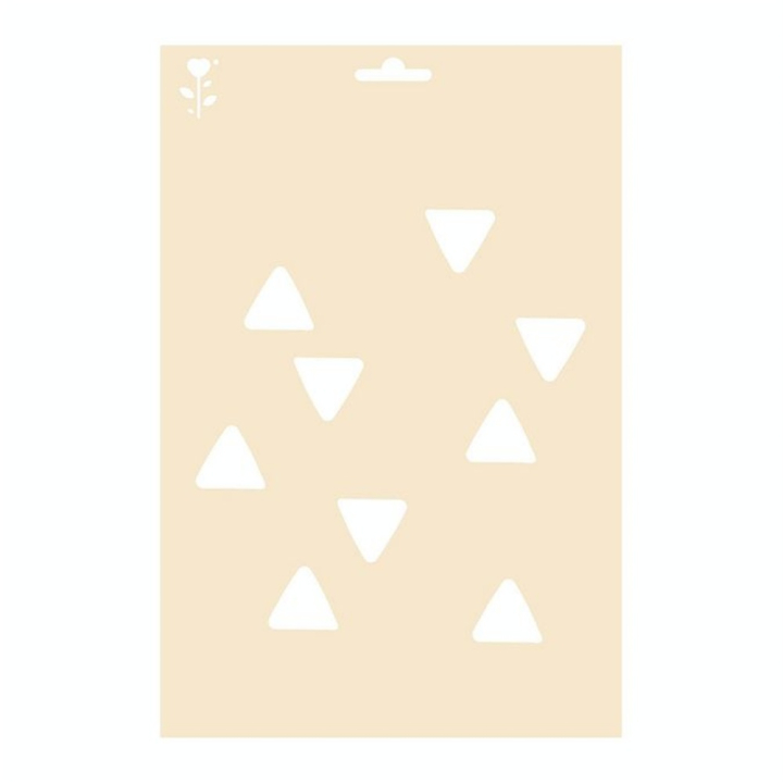 Pochoir Triangles A4 - Graine Créative - Rougier et Plé