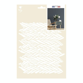 Pochoir Tissage A4 - Graine Créative - Rougier et Plé