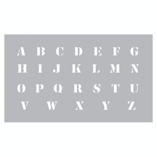 Pochoir Alphabet 12 x 20 cm - Graine Créative - Rougier et Plé