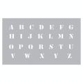 Pochoir Alphabet 12 x 20 cm - Graine Créative - Rougier et Plé