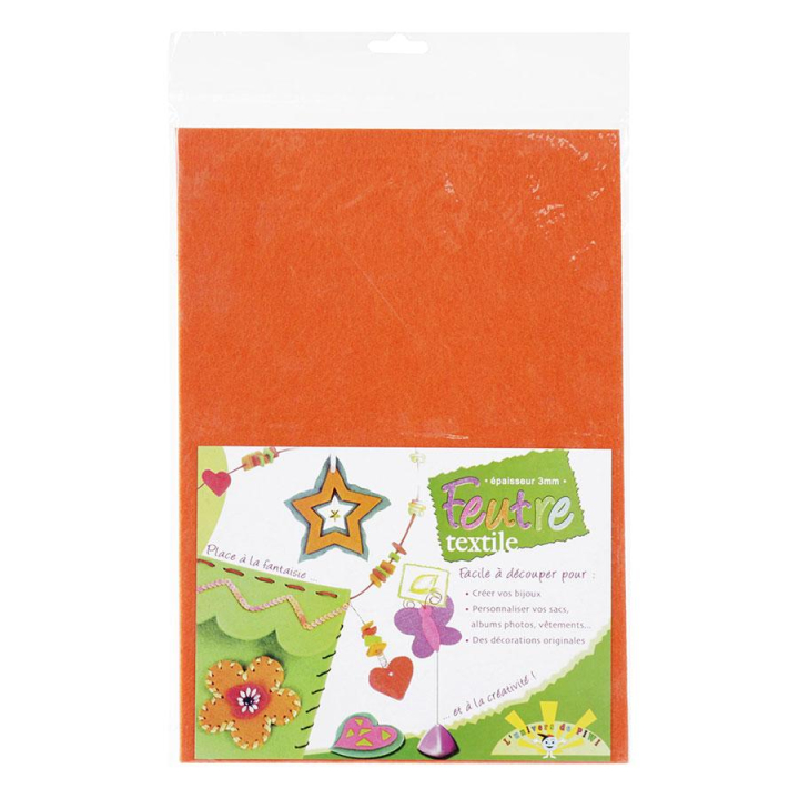 Feuille de feutrine A4 3 mm - Graine Créative - Rougier et Plé