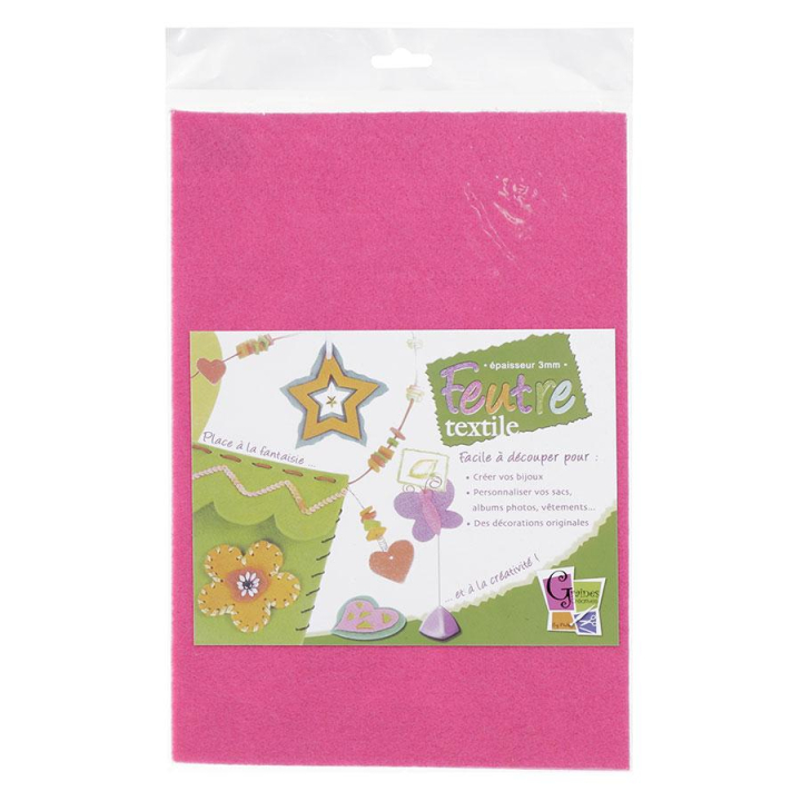 Feuille de feutrine A4 3 mm - Graine Créative - Rougier et Plé