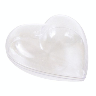 Cœurs en plastique à suspendre H.6 cm x 5 pcs - Graine Créative - Rougier et Plé