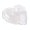 Cœurs en plastique à suspendre H.6 cm x 5 pcs - Graine Créative - Rougier et Plé