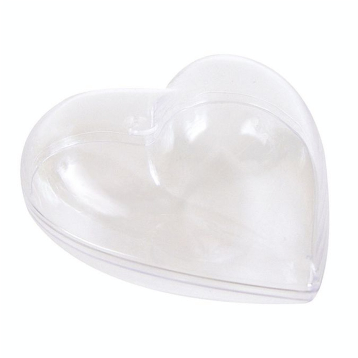 Cœurs en plastique à suspendre H.6 cm x 5 pcs - Graine Créative - Rougier et Plé