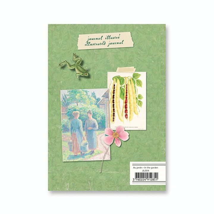Carnet illustré 13,2 x 19,5 cm 128 pages Au Jardin - Alibabette Éditions - Rougier et Plé