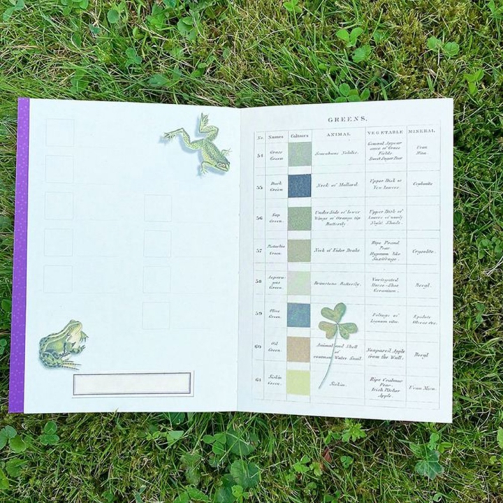 Carnet illustré 13,2 x 19,5 cm 128 pages Au Jardin - Alibabette Éditions - Rougier et Plé
