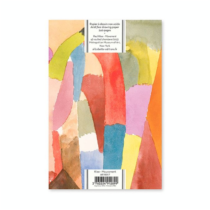 Carnet Artbook A5 14 x 21 cm 240 pages Klee Mouvement - Alibabette Éditions - Rougier et Plé