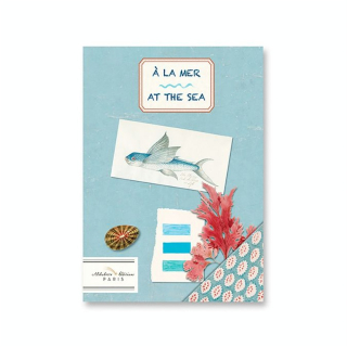 Carnet illustré 13,2 x 19,5 cm 128 pages À la mer - Alibabette Éditions - Rougier et Plé