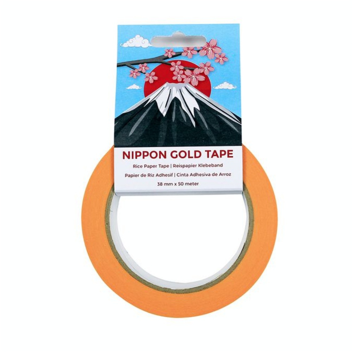 Ruban de Papier de Riz Adhésif Gold 5 m - Nippon - Rougier et Plé