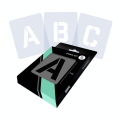 Pochoirs Alphabet 5 cm 26 Lettres Sans Sérif - QBIX - Rougier et Plé