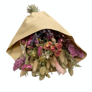 Bouquet de fleurs séchées Field 50 cm - Rose - Penja - Rougier et Plé