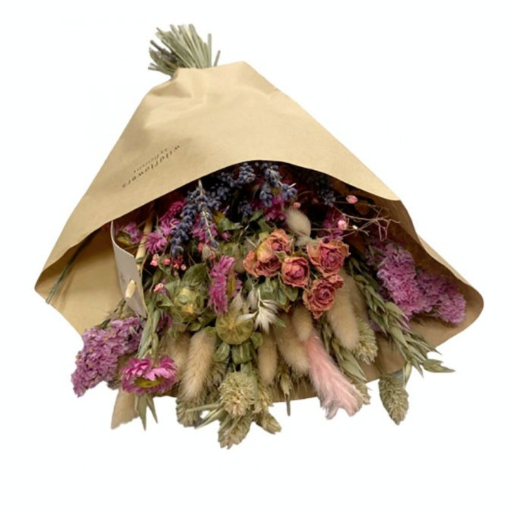 Bouquet de fleurs séchées Field 50 cm - Rose - Penja - Rougier et Plé