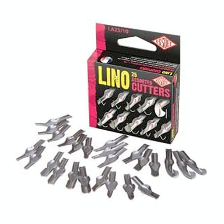 Gouge pour Linogravure N°1 à 10 Lot de 25 pcs - ESSDEE - Rougier et Plé