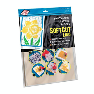 Plaque Sofcut Linogravure 3 mm Lot de 2 pcs - ESSDEE - Rougier et Plé