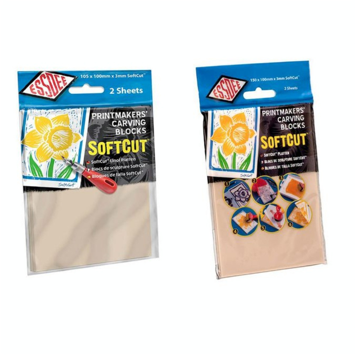Plaque Sofcut Linogravure 3 mm Lot de 2 pcs - ESSDEE - Rougier et Plé