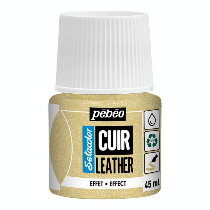 Peinture Cuir Setacolor 45 ml Effet Paillette - Pébéo - Rougier et Plé
