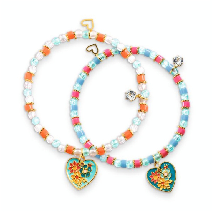 Bracelets You & Me Kit Enfilage Cœur - Djeco - Rougier et Plé