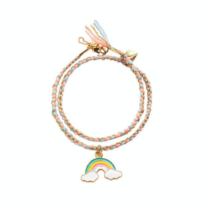 Bracelets You & Me Kit Kumihimo Arc-en-ciel - Djeco - Rougier et Plé