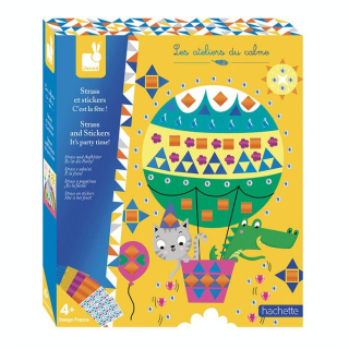 Kit créatif Strass et Stickers C'est la fête ! - Janod - Rougier et Plé