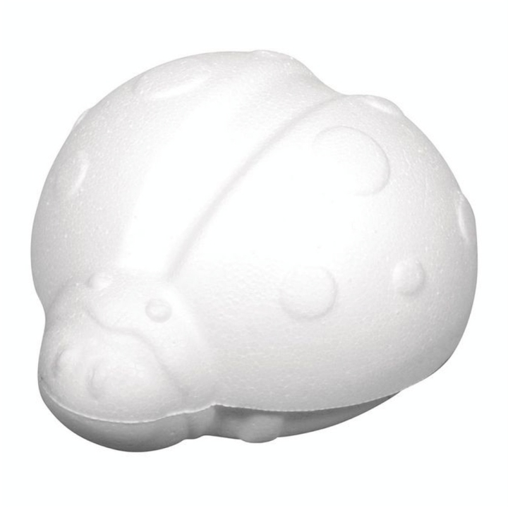 Coccinelle en polystyrène 11,5 x 5 cm - Rayher - Rougier et Plé