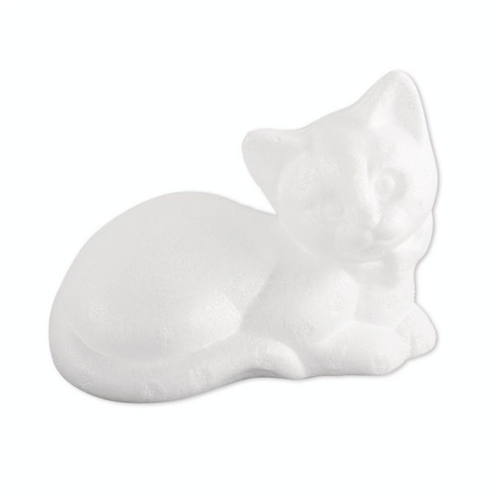 Chat en polystyrène 14 cm - Rayher - Rougier et Plé