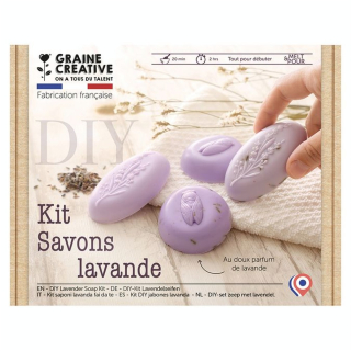 Kit DIY Savons Lavande - Graine Créative - Rougier et Plé