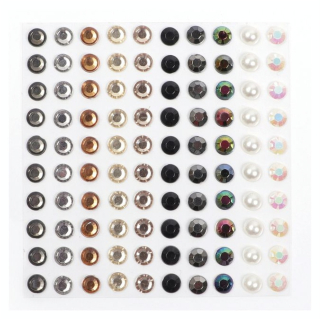 Strass adhésifs 5 mm 100 pcs Couleurs Métal & Perle - Graine Créative - Rougier et Plé