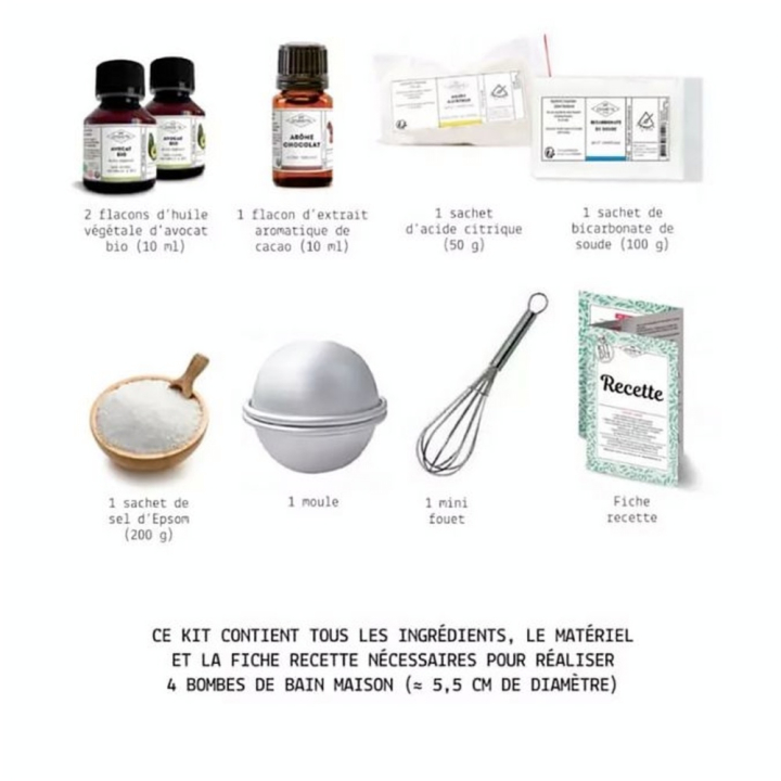 Coffret DIY Bombes de Bain Gourmandes - My Cosmetik - Rougier et Plé