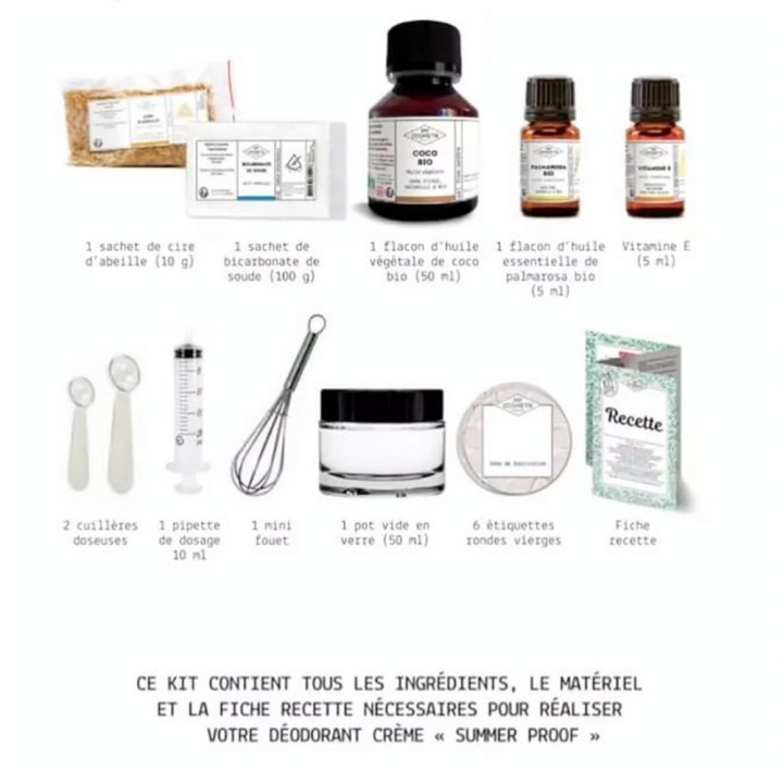 Coffret DIY Déodorant crème - My Cosmetik - Rougier et Plé