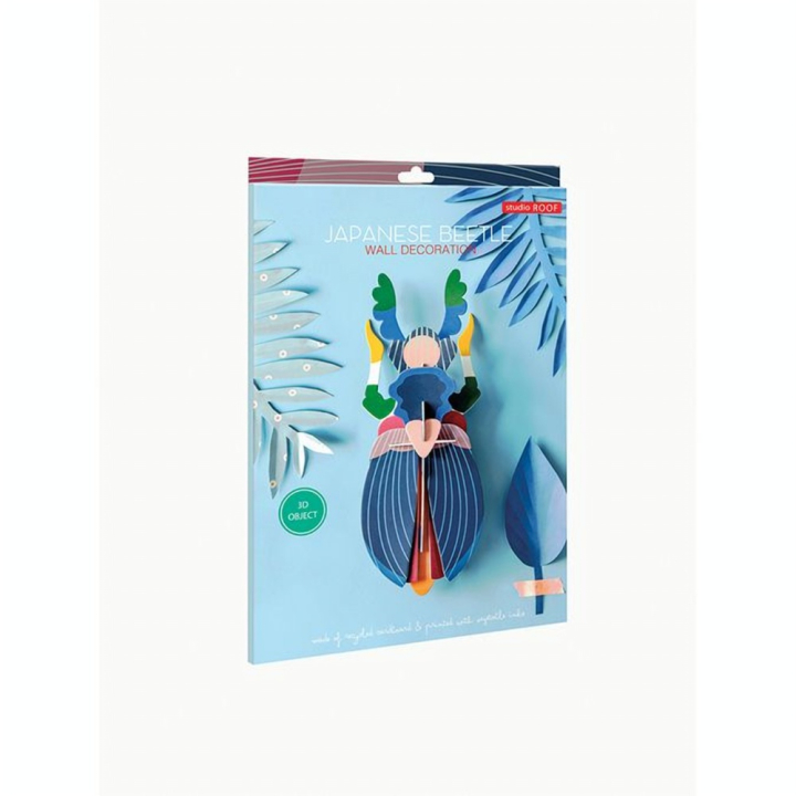 Décoration murale 3D 12 x 7 x 31 cm Coléoptère japonais - Studio ROOF - Rougier et Plé