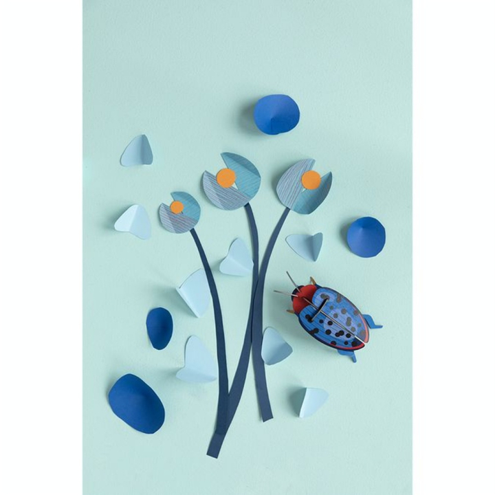 Décoration murale 3D 7 x 4 x 16 cm Coléoptère Fungus - Studio ROOF - Rougier et Plé