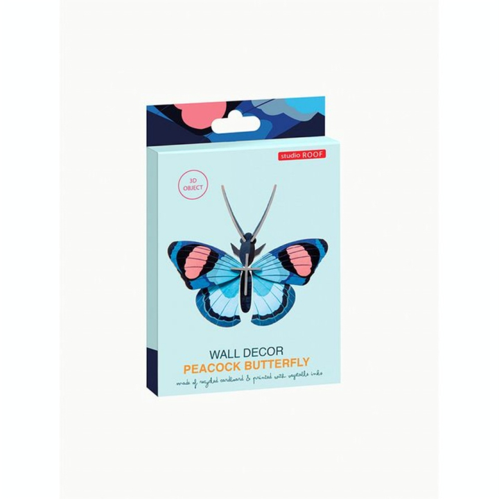 Décoration murale 3D 17 x 5 x 15 cm Papillon Paon - Studio ROOF - Rougier et Plé