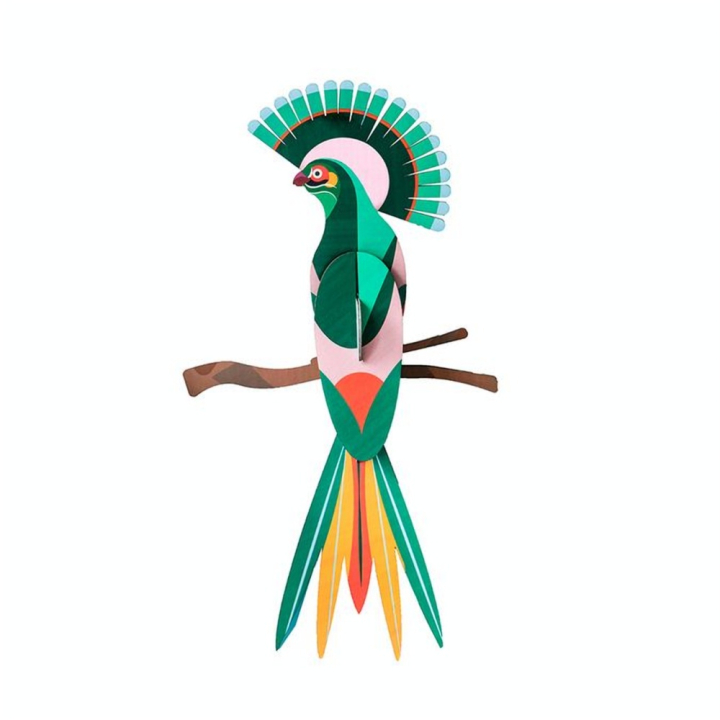Décoration murale 3D 23 x 7 x 27 cm Oiseau de Paradis Gili - Studio ROOF - Rougier et Plé