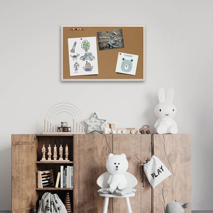 Panneau liège avec cadre Karlstad 40 x 60 cm - Créa - Rougier et Plé