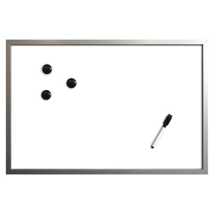 Tableau blanc magnétique avec cadre Viborg 40 x 60 cm - Créa - Rougier et Plé