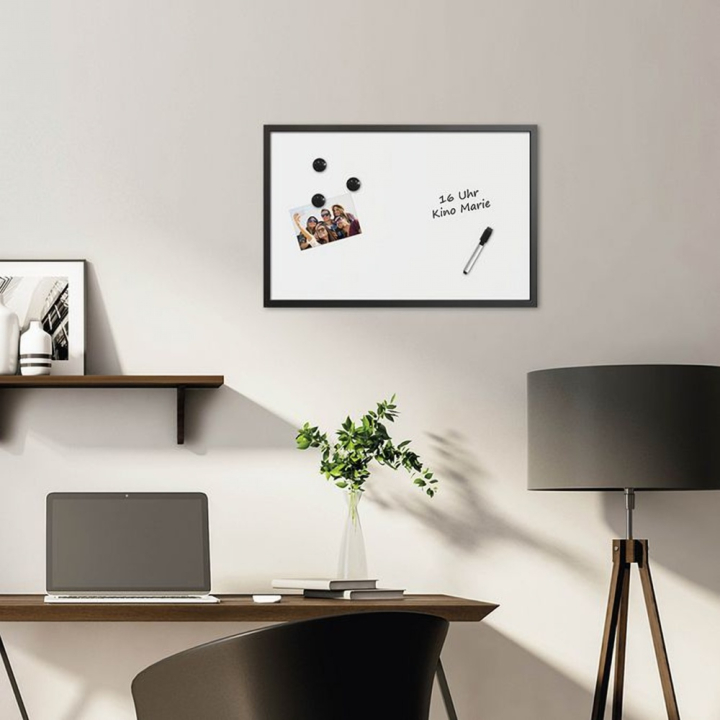 Tableau blanc magnétique avec cadre Viborg 40 x 60 cm - Créa - Rougier et Plé
