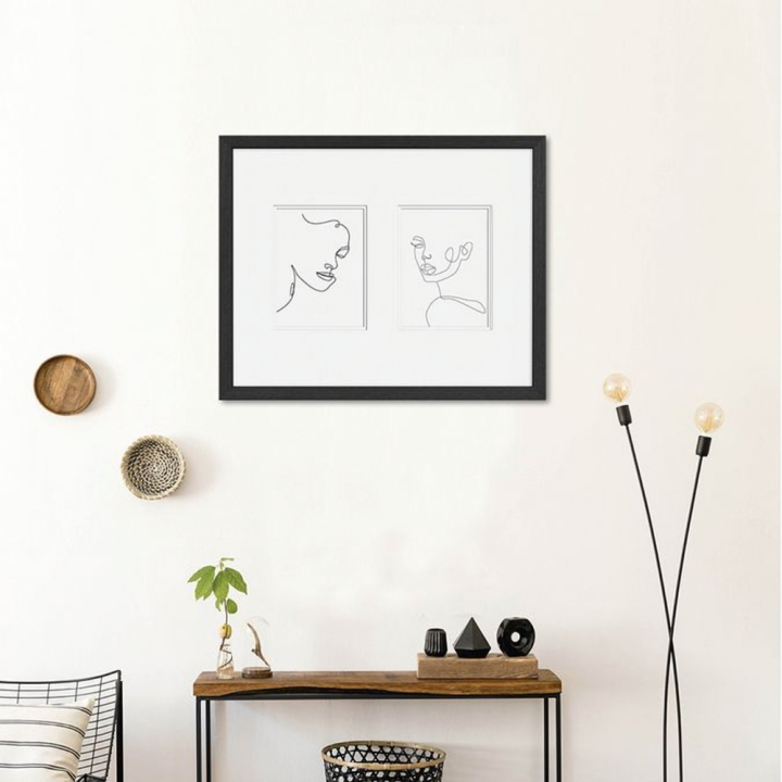 Cadre noir Larino 40 x 50 cm - Créa - Rougier et Plé
