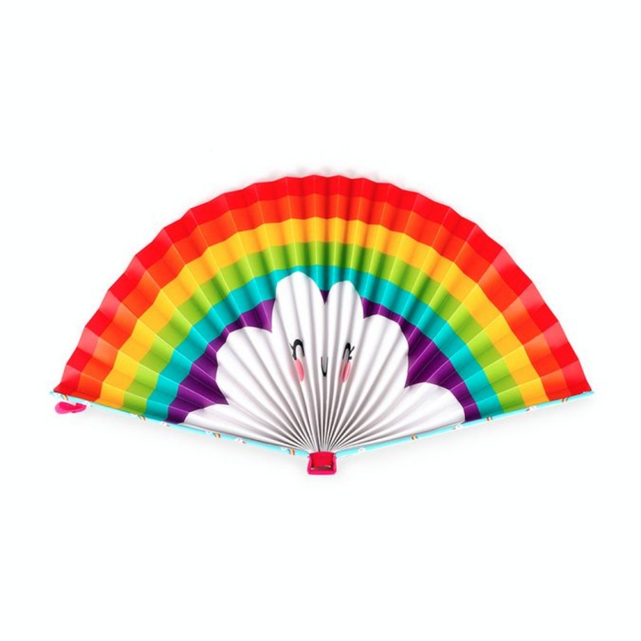Eventail en papier Rainbow - Legami - Rougier et Plé