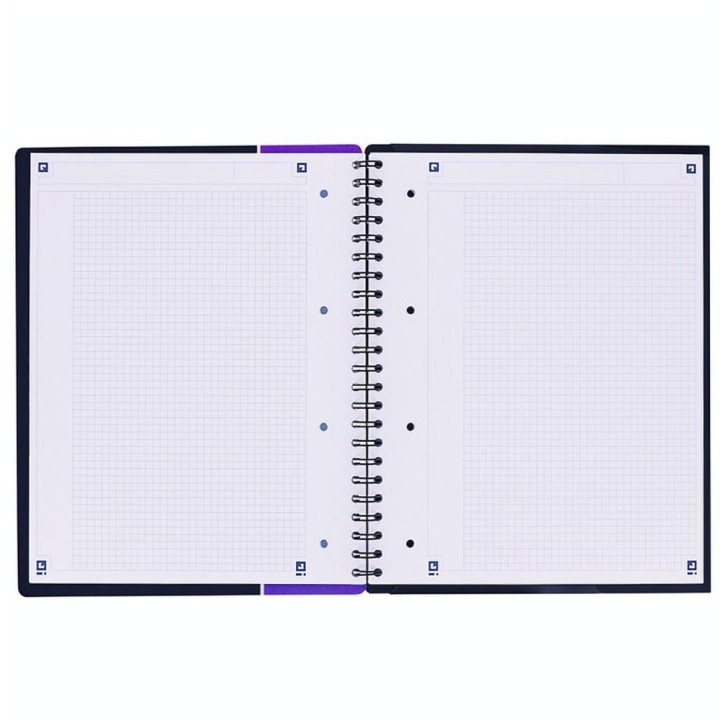 Cahier à spirales A4+ 24 x 31 cm Petits carreaux 5 x 5 mm 160 pages Nomadbook - Oxford - Rougier et Plé