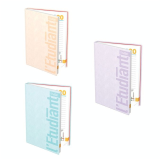 Agenda journalier 15 x 21 cm L'Étudiant 2023-2024 Pastel - L'Etudiant - Rougier et Plé