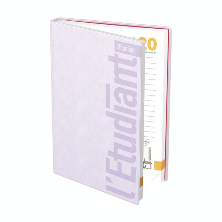 Agenda journalier 15 x 21 cm L'Étudiant 2023-2024 Pastel - L'Etudiant - Rougier et Plé