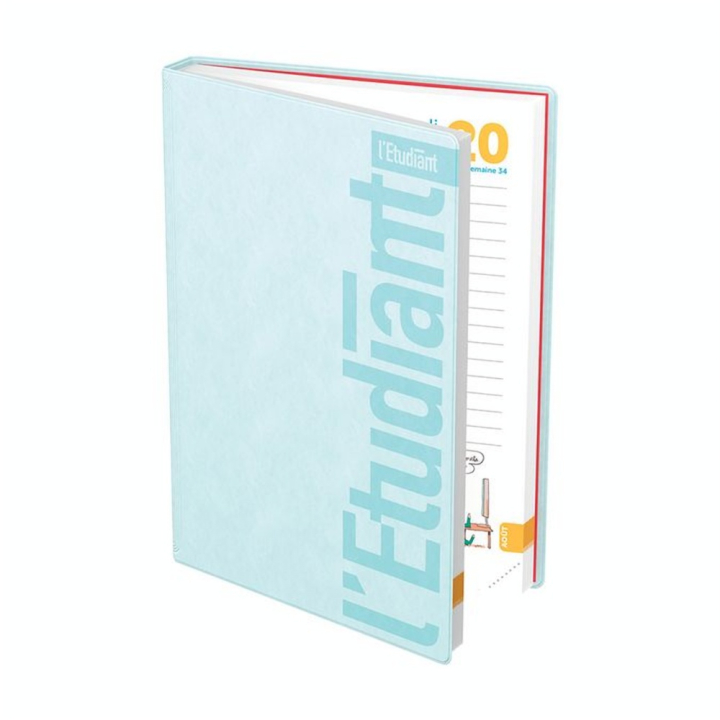 Agenda journalier 15 x 21 cm L'Étudiant 2023-2024 Pastel - L'Etudiant - Rougier et Plé