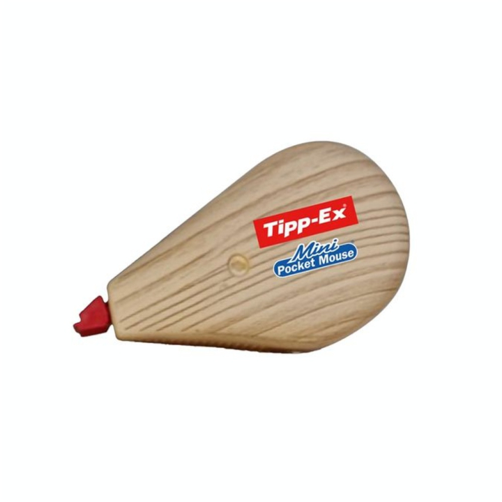 Ruban correcteur Mini Pocket Mouse 5 m x 5 mm Wood Style - Tipp-Ex - Rougier et Plé