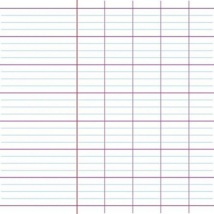 Cahier 24 x 32 cm Grands carreaux Seyès 96 pages Mimesys Pastel - Clairefontaine - Rougier et Plé