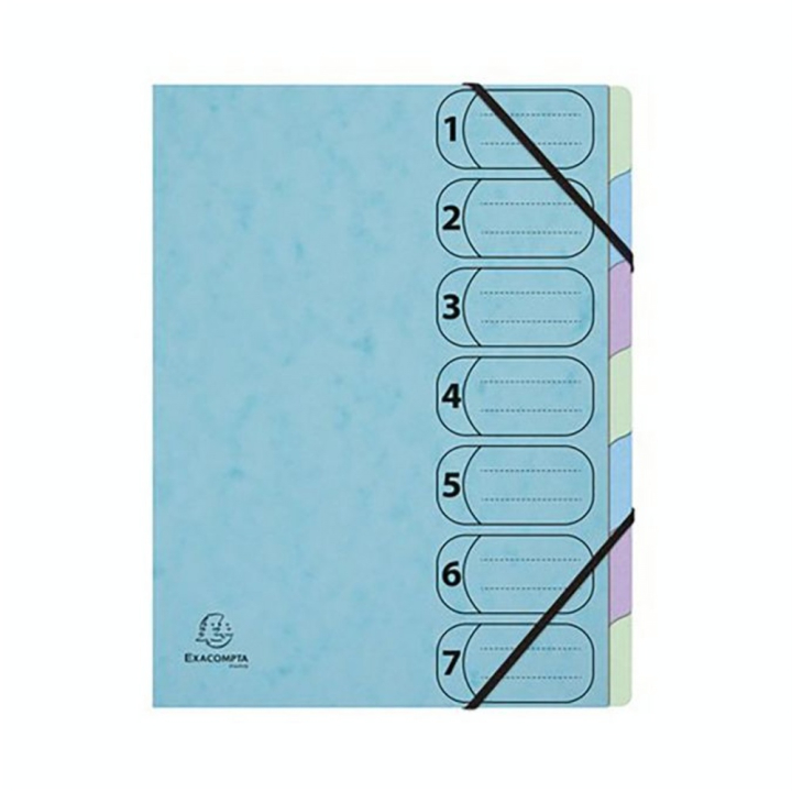 Trieur Harmonika 7 Compartiments Pour A4 Aquarel - Exacompta - Rougier et Plé