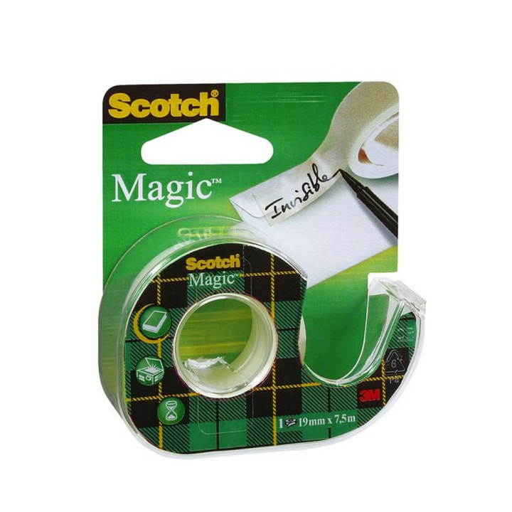 Ruban adhésif Magic avec dévidoir - Scotch - Rougier et Plé
