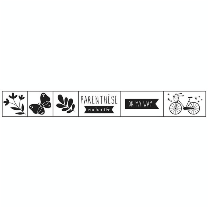 Tampons Bois Coffret On My Way 6 pcs - Artemio - Rougier et Plé